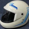 Casco NZI fibra integral años 70/80 blanco talla L